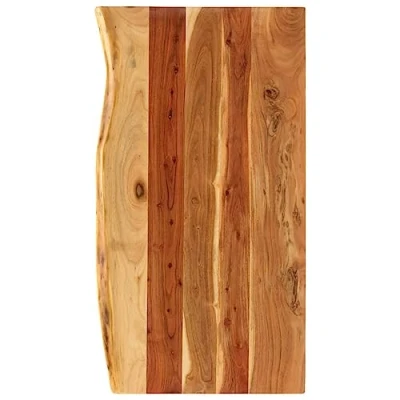 Afbeelding van Wastafelblad 100x52x3,8 cm massief acaciahout
