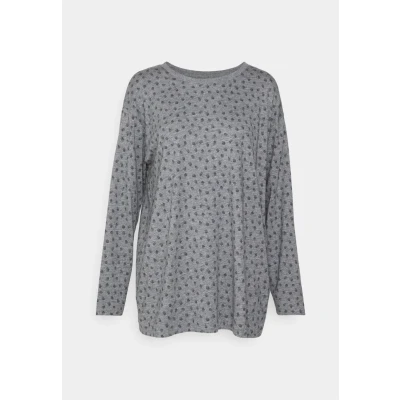 Afbeelding van Triumph dames Pyjamaset in biologische katoenblend met panterprint de kleur Grijsmele, maat: 38