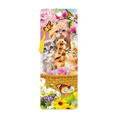 Afbeelding van 3D Boekenlegger kittens