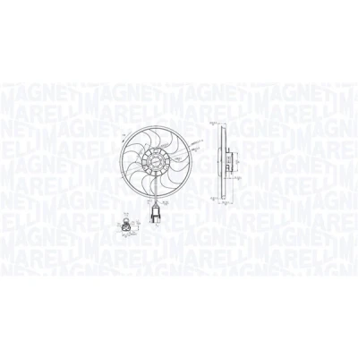 Afbeelding van Magneti Marelli Ventilatorwiel motorkoeling 069422861010
