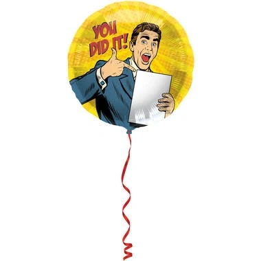 Image de Ballon à l&#039;hélium You Did It 45 cm par pièce