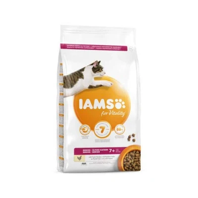 Afbeelding van 5x Iams Kat Senior Kip 800 gr