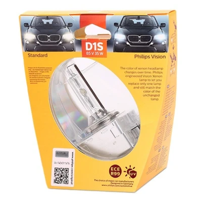 Afbeelding van PHILIPS 85415VIS1 Gloeilamp, verstraler D1S 85V 35W 4600K Xenon BMW: 3 Saloon, Touring, 4 Gran Coupe, VOLKSWAGEN: Passat B6 Saloon