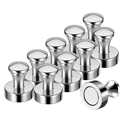 Afbeelding van Wukong N52 Neodymium magneten, 10 stuks, 20 x 25 mm, sterke magneten voor whiteboard, prikbord, kaart, magneetbord, koelkast