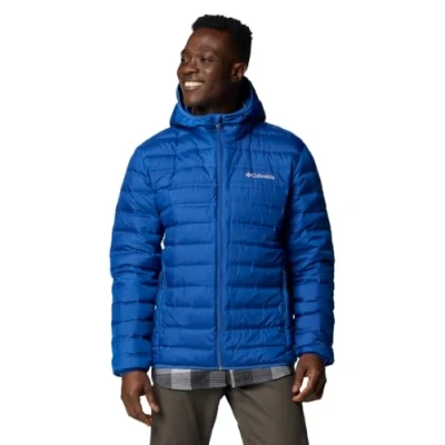 Afbeelding van Columbia LAKE 22 Hooded Jacket Gewatteerde jas, Heren, Maat: Medium, Mountain blue