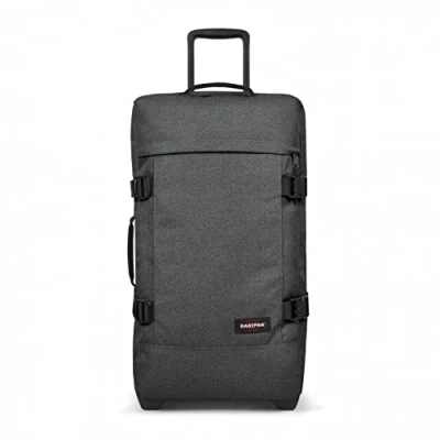 Image de Valise cabine souple Eastpak Tranverz M 67 cm Noir et Gris