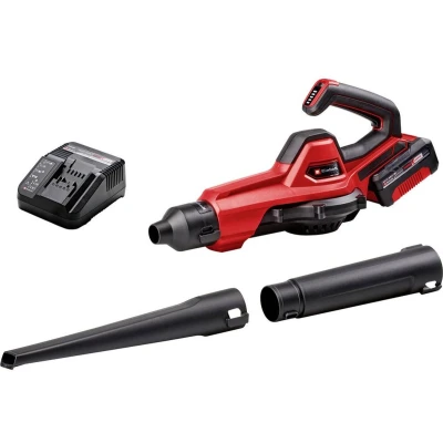 Afbeelding van Einhell Accu Universele Blazer GE UB 36/250 Li E Kit Power X Change 18 V/Li ion Blaassnelheid: 250 km/h 3 delige buis Elektr. snelheidsregeling met LED indicatie Incl. 4.0 Ah en lader