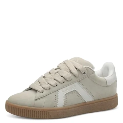 Afbeelding van s.Oliver Damessneakers Low 5 23633 44 damessneakers, Beige, 38 EU