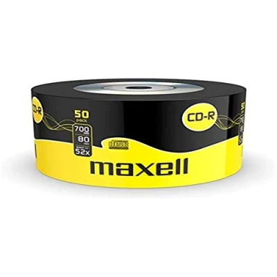 Afbeelding van Maxell 624036 CD R80XL, 50 R, 700 MB (80 min), 52 x opslagmedia