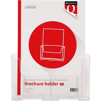 Afbeelding van Folderhouder Quantore A4 transparant