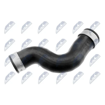 Afbeelding van NTY GPP VW 021 Laadluchtslang Rubber met voering van stof VOLKSWAGEN: Golf 5, Touran I, Caddy 3, AUDI: A3 Hatchback, Sportback, TT Coupe