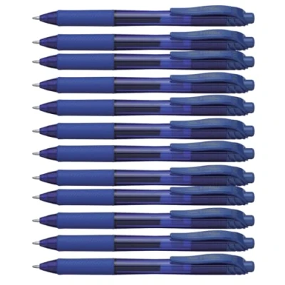 Afbeelding van Pentel EnergelX BL110 gelroller, intrekbaar, 1 mm, blauw, 12 stuks