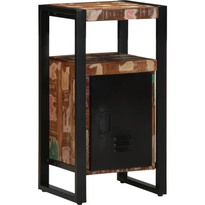 Afbeelding van vidaXL Badkamerkast Meerkleurig 40x35x75 cm Massief Hout Gerecycled