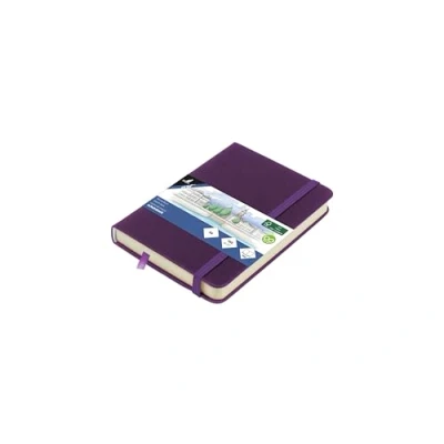 Afbeelding van Kangaro schetsboek A6 purple heart met elastiek en lint K 861272