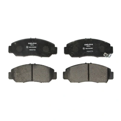 Afbeelding van DELPHI LP1704 Remblokkenset Met akoestische slijtagewaarschuwing anti kreukplaat toebehoren HONDA: CIVIC 7 Hatchback, Jazz 2
