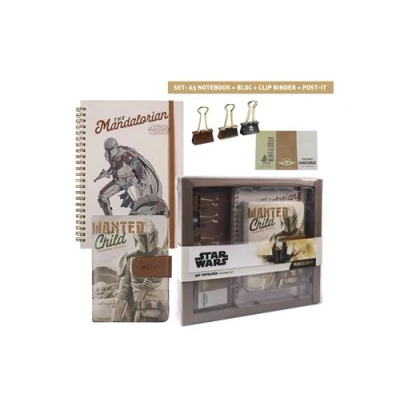 Image de STAR WARS THE MANDALORIAN ENSEMBLE PAPETERIE