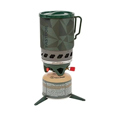 Afbeelding van Highlander Snelkoker Gasbrander Aluminium 1,1 Liter Groen