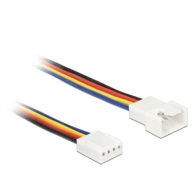 Afbeelding van Aansluitkabel PC ventilator [1x ventilatorstekker 4 polig 1x ventilatorbus polig] 1.00 m Bont Delock