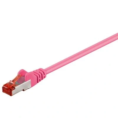 Image de Cat 6 150 lc sstp pimf magenta 1.5m goobay 95569