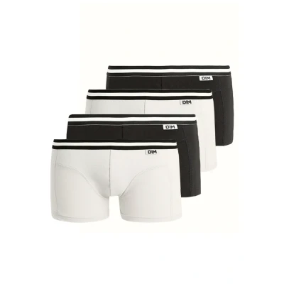Afbeelding van DIM ECO 4 PACK Onderbroeken, Heren, Maat: 6, Noir/gris