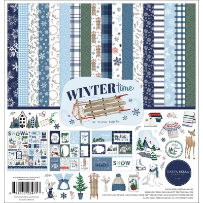 Afbeelding van Carta Bella Wintertime 12x12 Inch Collection Kit (CBWT334016)