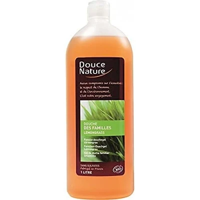 Afbeelding van Douce Nature Douchegel &amp; shampoo familie lemongrass bio (1000ml)