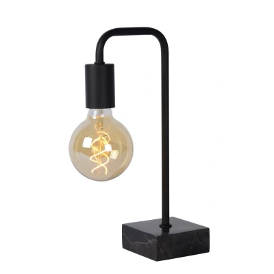 Afbeelding van Lucide LORIN Tafellamp 1xE27 Zwart