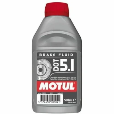 Afbeelding van MOTUL DOT 5.1 100950 Remvloeistof 0,5 FORD: Focus Mk1 Hatchback, FIESTA 3, NISSAN: GT R, RENAULT: CLIO 3