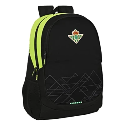 Afbeelding van Schoolrugzak Real Betis Balompié Zwart Limoen 32 x 44 16 cm