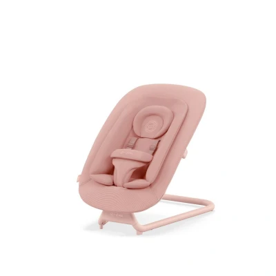 Afbeelding van Cybex Newbornset Lemo + Click &amp; Fold Bouncer Pearl Pink/Light Pink