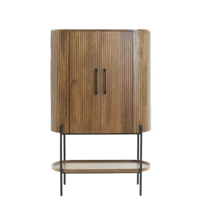 Afbeelding van Light&amp;living Kast 100x40x165 cm DUMOSI hout donker bruin