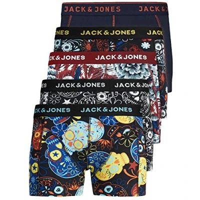 Afbeelding van JACK &amp; JONES Jaclee Trunks Boxershorts voor heren, 5 stuks