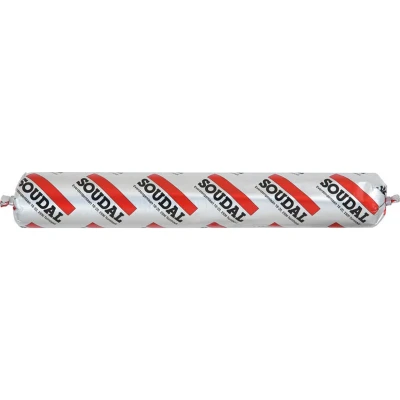Afbeelding van Soudal Silirub P2 600ml Zwart