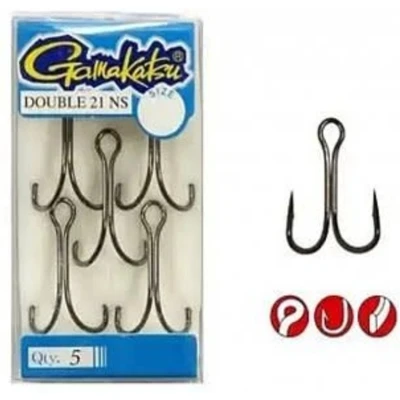 Afbeelding van Gamakatsu Haken Double 21 NS (5 pcs) Maat : size 6