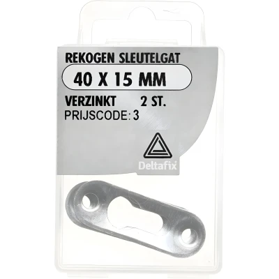 Afbeelding van Rekogen sleutelgat 40x15mm vz 2st Deltafix