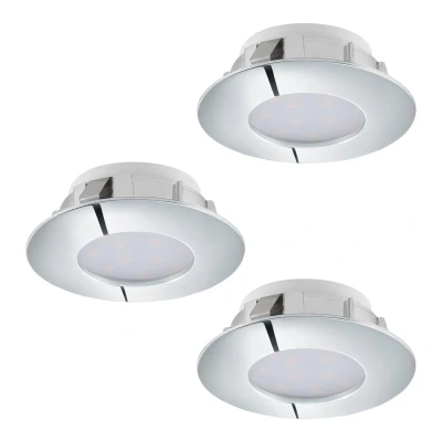 Afbeelding van EGLO Pineda Inbouwarmatuur 3 Lichts Chroom