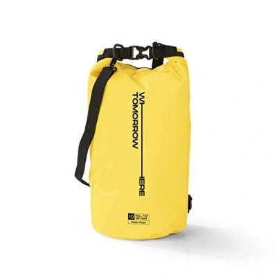Afbeelding van Where Tomorrow PVC dry bag Style 02 10L geel