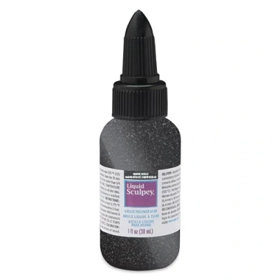 Afbeelding van Vloeibare klei charcoal metallic 30 ml Sculpey
