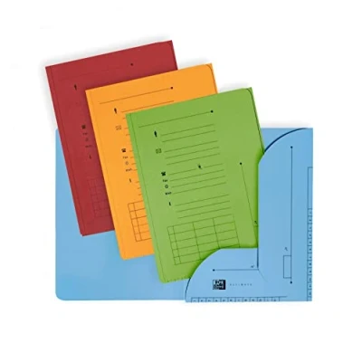Afbeelding van OXFORD Ultimate 25 ondermappen, A4, capaciteit 200 vellen, kraftkarton, dikte 240 g, verschillende kleuren