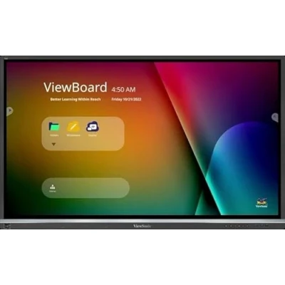 Afbeelding van ViewSonic ViewBoard IFP5550 5 55&quot; diagonale klasse led achtergrondverlichting lcd scherm interactief met aanraakscherm (multitouch) / optioneel slot in pc mogelijkheid 4K UHD (2160p) 3840 x 2160 direct brandende