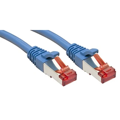 Image de Câble réseau Cat.6 S/FTP, cuivre, 250MHz, bleu, 30m