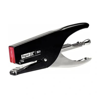 Afbeelding van Rapid 24812601 nietmachine Flat clinch Zwart, Roestvrijstaal