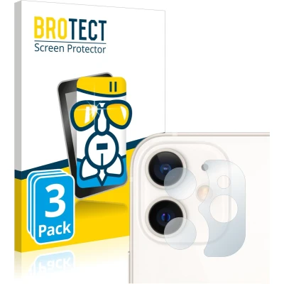 Afbeelding van BROTECT Screenprotector voor Apple iPhone 12 mini (ALLEEN Camera Lens) Folie Beschermfolie Beschermglas transparant (3 Stuks)