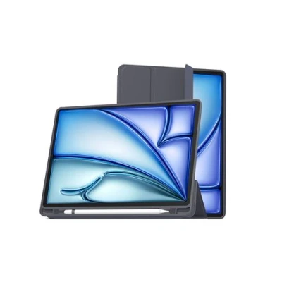 Afbeelding van MYWAY, Hoes Geschikt voor Apple iPad Pro 11 M4 Folio SlimSkin Series met Pencilhouder, Marineblauw