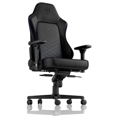 Afbeelding van noblechairs HERO Gaming Stoel Bureaustoel Chair Imitatieleer Inclusief kussens Zwart/Blauw