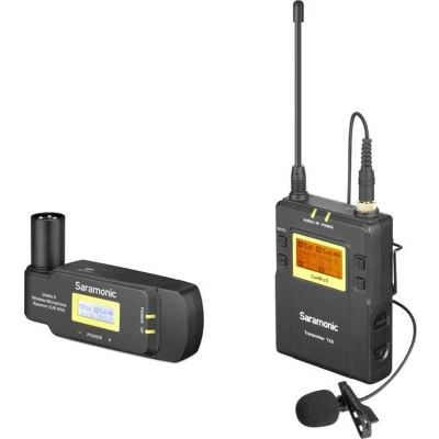 Afbeelding van Saramonic UwMic9 Kit7 met 1 lavalier zender en ontvanger direct xlr aansluiting voor camera