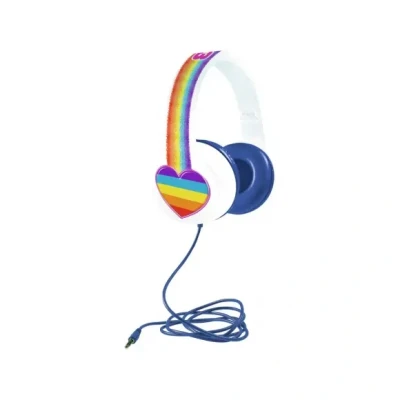 Afbeelding van K3 koptelefoon hoofdtelefoon regenboog begrensd op 85 dB