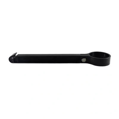 Afbeelding van Afstandisolator Voor Koord. 48mm Zwart. Lengte 80mm