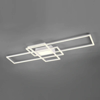 Afbeelding van Trio Leuchten riha Plafondlamp 3 lichts L 105 cm Wit
