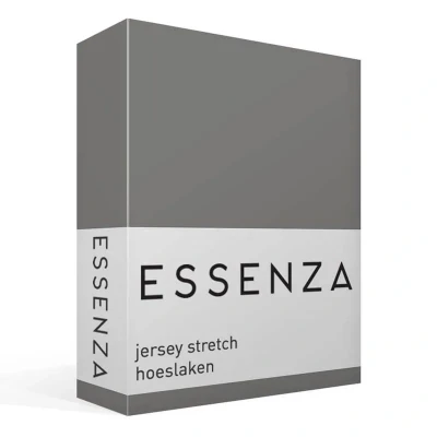 Afbeelding van ESSENZA The Perfect Organic Jersey Hoeslaken Steel grey 140 160 x 200 220 cm